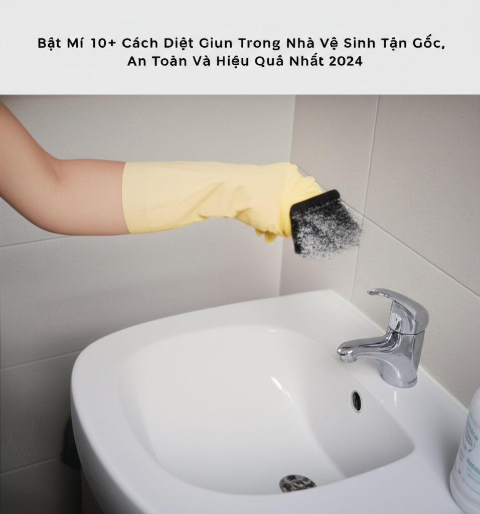 Hình minh họa cho bài viết: Bật Mí 10+ Cách Diệt Giun Trong Nhà Vệ Sinh Tận Gốc, An Toàn Và Hiệu Quả Nhất 2024