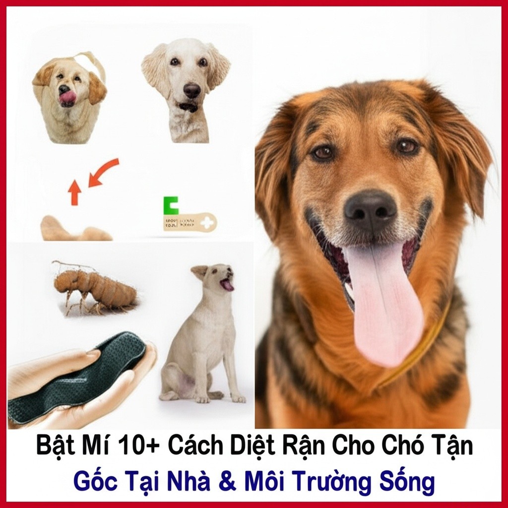 Hình minh họa cho bài viết: Bật Mí 10+ Cách Diệt Rận Cho Chó Tận Gốc Tại Nhà & Môi Trường Sống