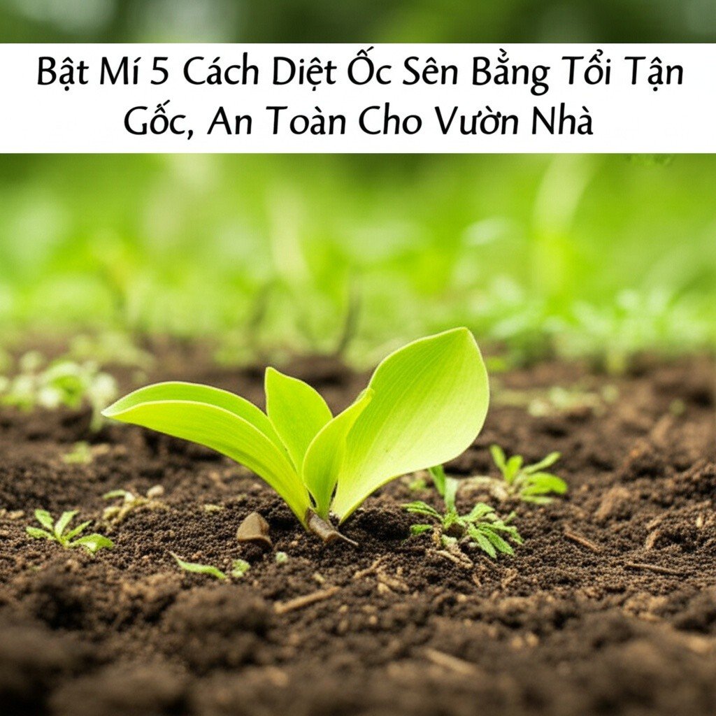Hình minh họa cho bài viết: Bật Mí 5 Cách Diệt Ốc Sên Bằng Tỏi Tận Gốc, An Toàn Cho Vườn Nhà
