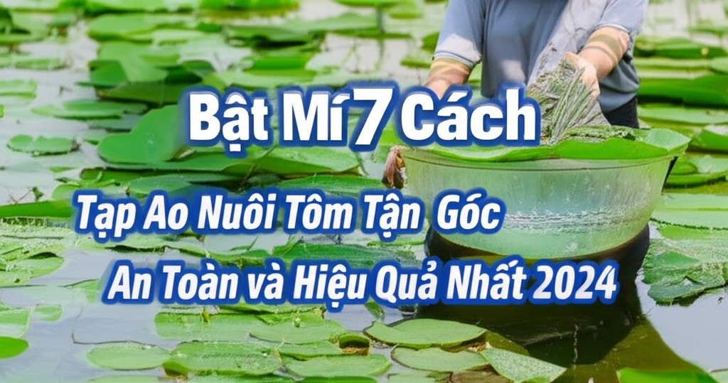 Bật Mí 7 Cách Diệt Tạp Ao Nuôi Tôm Tận Gốc, An Toàn và Hiệu Quả Nhất 2024