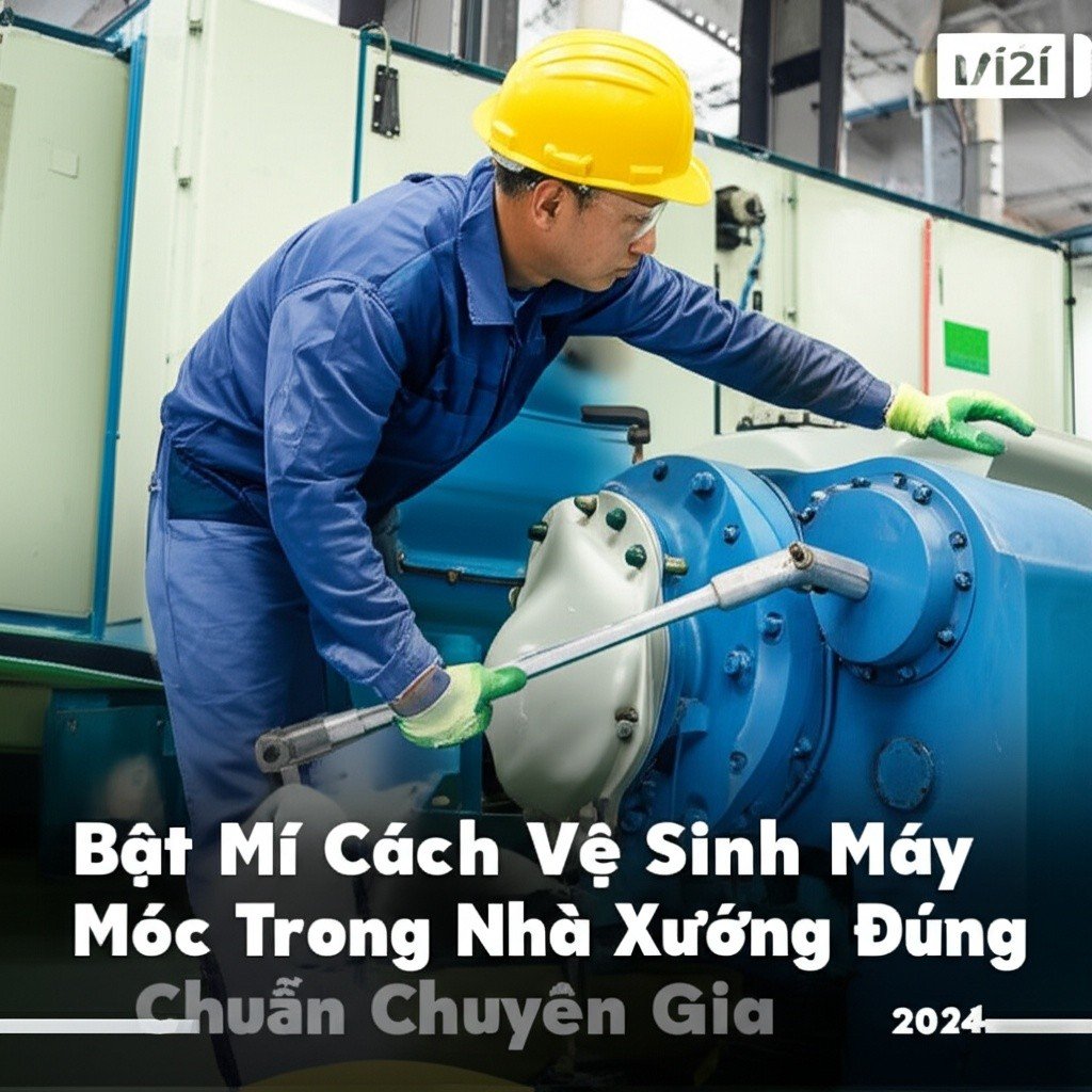 Hình minh họa cho bài viết: Bật Mí Cách Vệ Sinh Máy Móc Trong Nhà Xưởng Đúng Chuẩn Chuyên Gia 2024