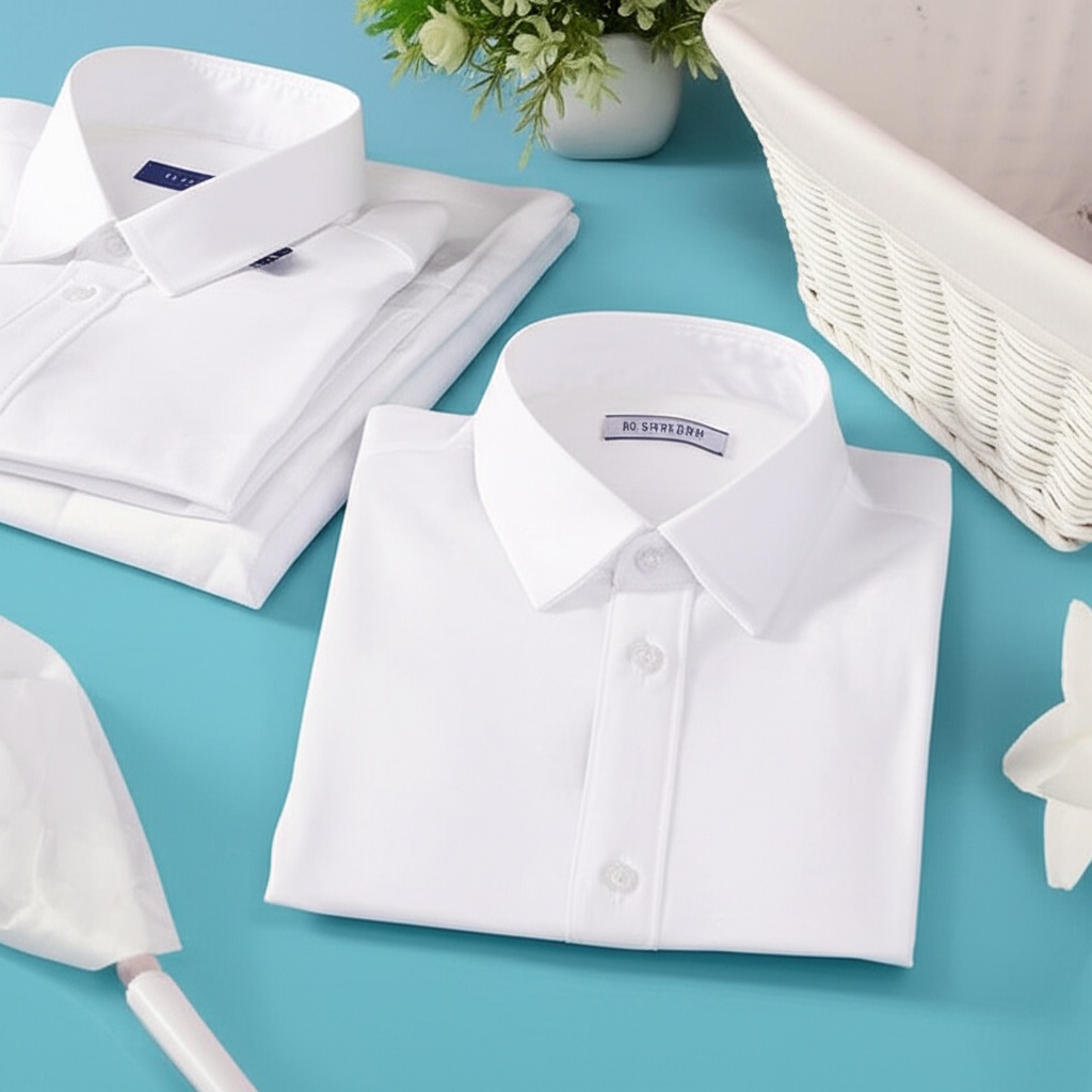 Hình minh họa cho bài viết: Bí Quyết & Cách Giặt Áo Sơ Mi Trắng Bằng Tay Sạch Tinh Tươm, Không Ố Vàng