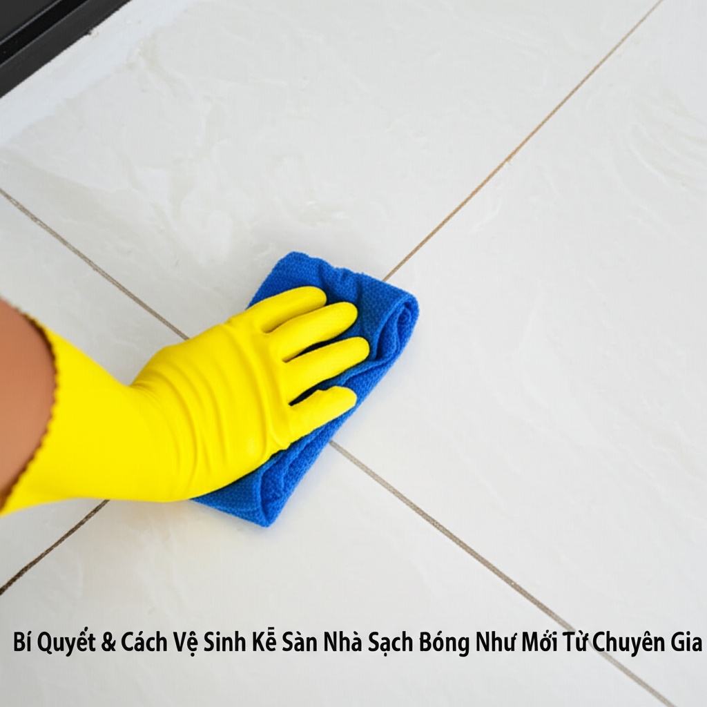Hình minh họa cho bài viết: Bí Quyết & Cách Vệ Sinh Kẽ Sàn Nhà Sạch Bóng Như Mới Từ Chuyên Gia
