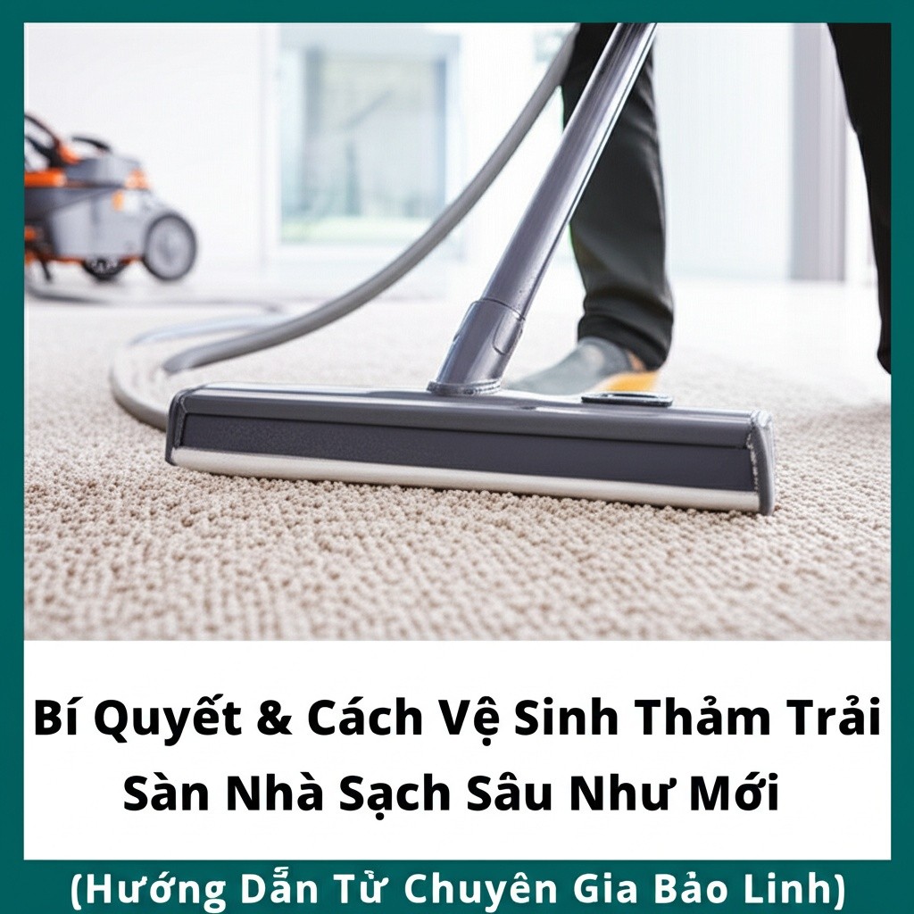 Hình minh họa cho bài viết: Bí Quyết & Cách Vệ Sinh Thảm Trải Sàn Nhà Sạch Sâu Như Mới [Hướng Dẫn Từ Chuyên Gia Bảo Linh]