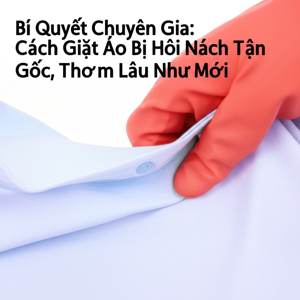 Hình minh họa cho bài viết: Bí Quyết Chuyên Gia: Cách Giặt Áo Bị Hôi Nách Tận Gốc, Thơm Lâu Như Mới