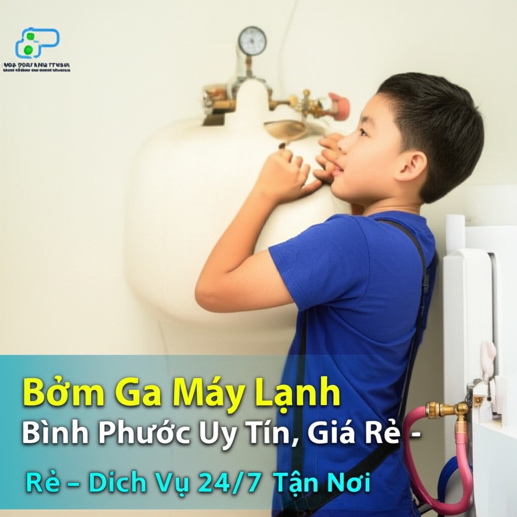 Hình minh họa cho bài viết: Bơm Ga Máy Lạnh Bình Phước Uy Tín, Giá Rẻ - Dịch Vụ 24/7 Tận Nơi