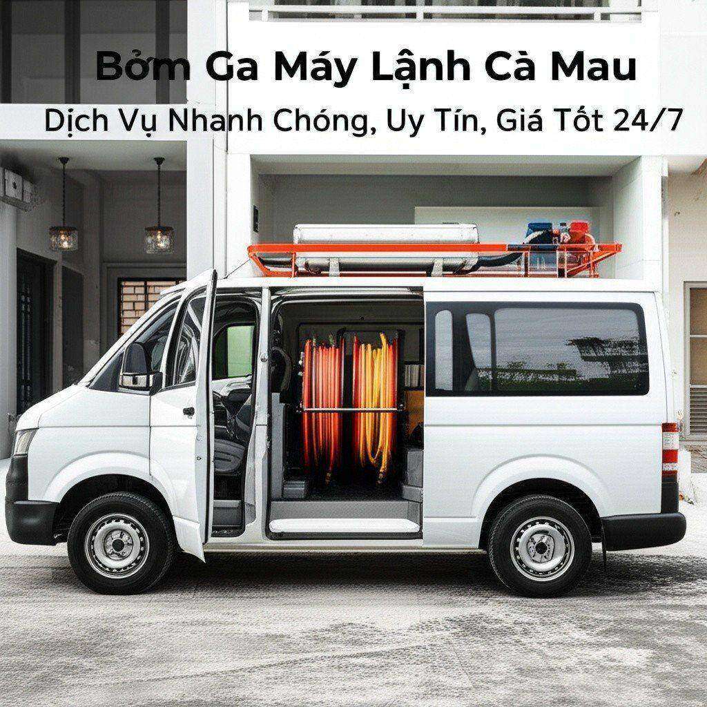 Hình minh họa cho bài viết: Bơm Ga Máy Lạnh Cà Mau: Dịch Vụ Nhanh Chóng, Uy Tín, Giá Tốt 24/7