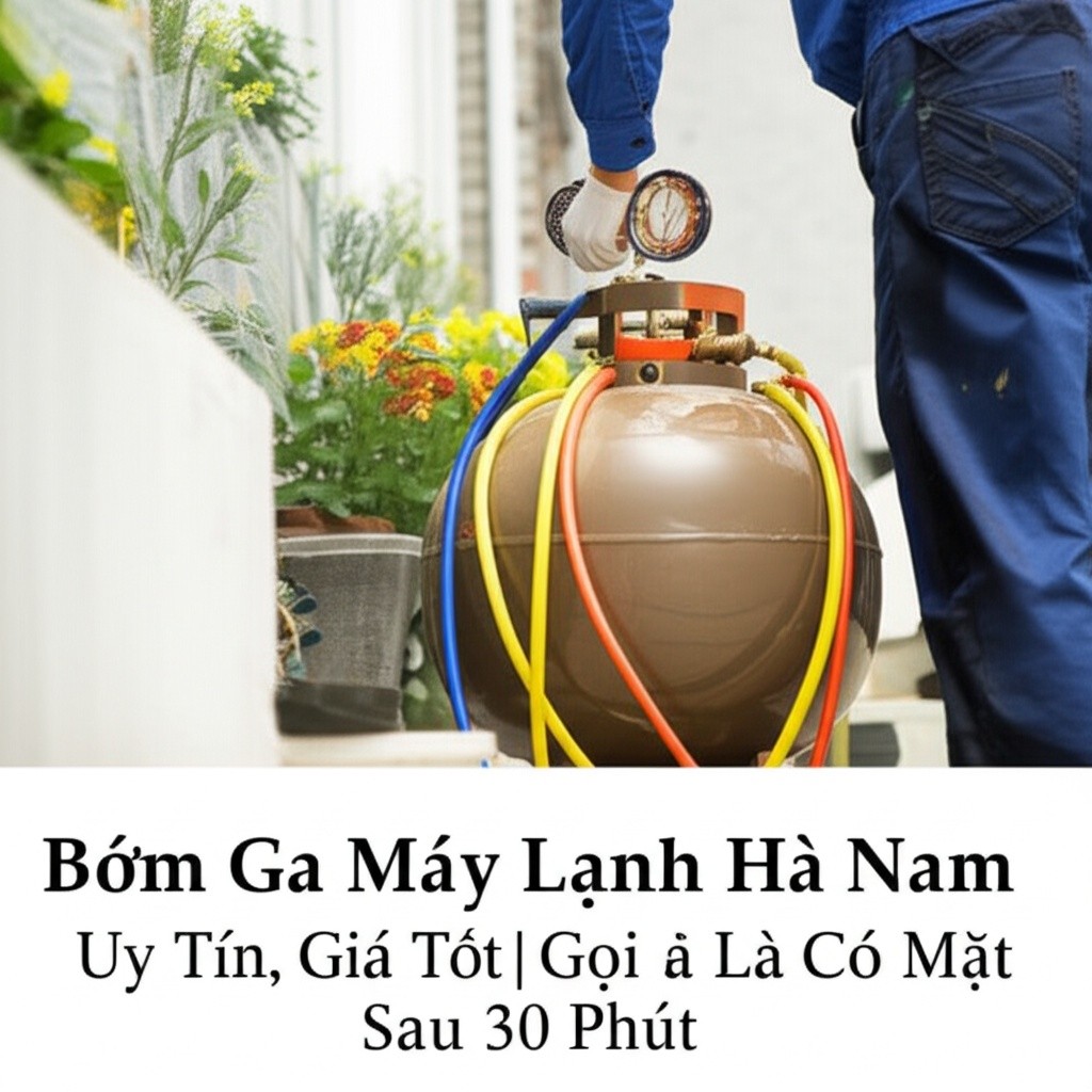 Hình minh họa cho bài viết: Bơm Ga Máy Lạnh Hà Nam Uy Tín, Giá Tốt | Gọi Là Có Mặt Sau 30 Phút