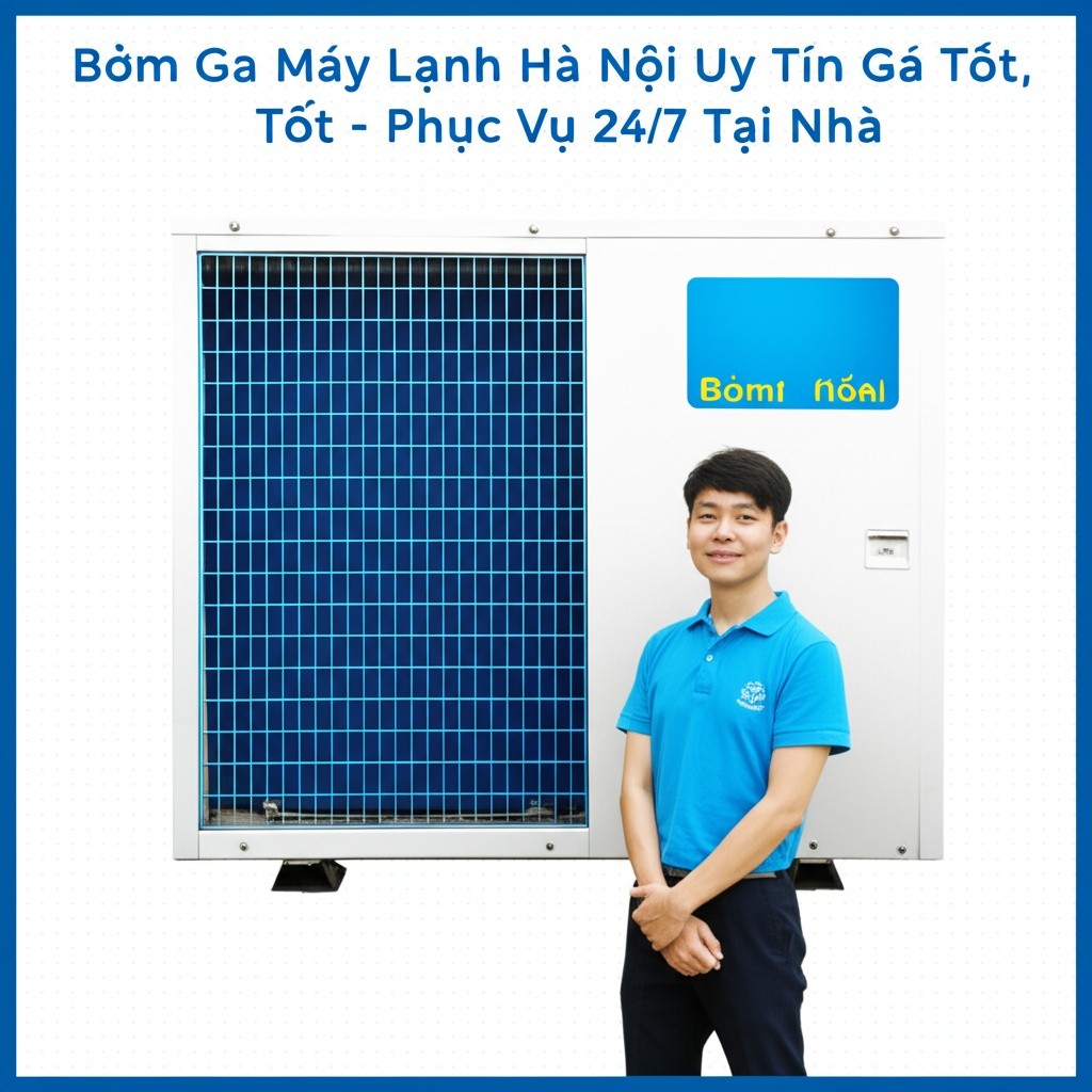 Hình minh họa cho bài viết: Bơm Ga Máy Lạnh Hà Nội Uy Tín, Giá Tốt - Phục Vụ 24/7 Tại Nhà