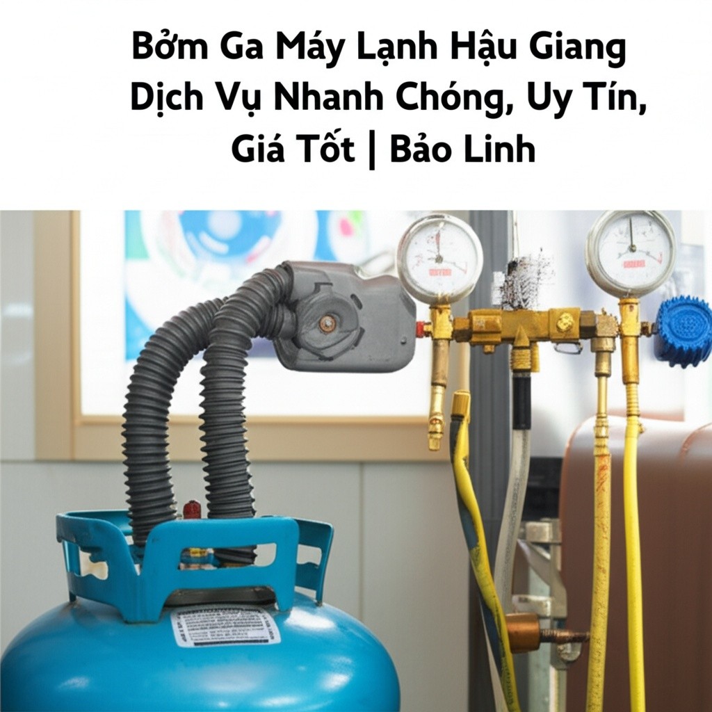 Hình minh họa cho bài viết: Bơm Ga Máy Lạnh Hậu Giang: Dịch Vụ Nhanh Chóng, Uy Tín, Giá Tốt | Bảo Linh