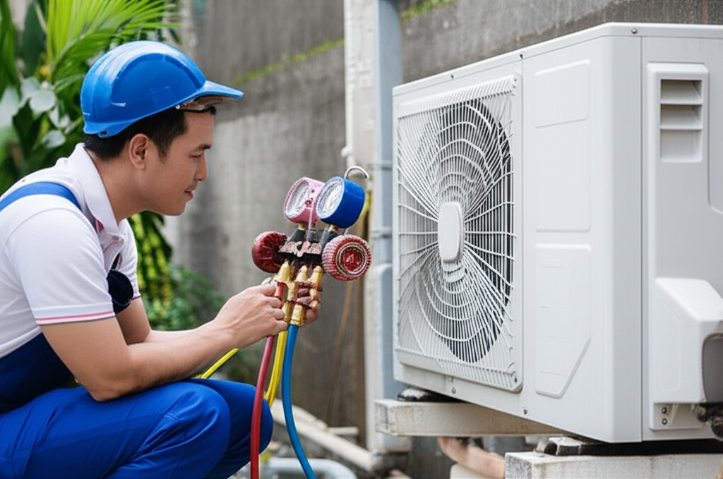 Hình minh họa cho bài viết: Bơm Ga Máy Lạnh Hưng Yên Uy Tín, Giá Tốt - Quy Trình Chuyên Nghiệp