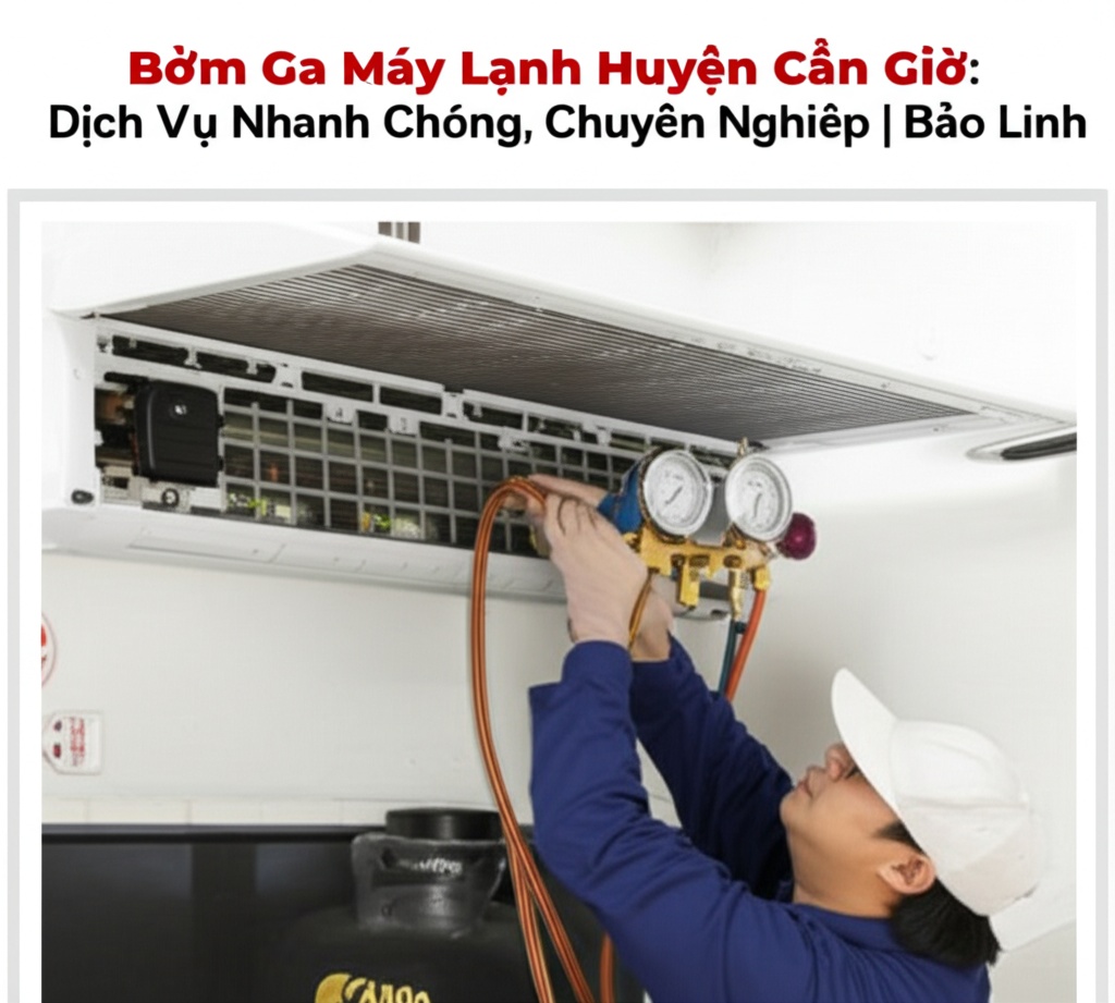 Hình minh họa cho bài viết: Bơm Ga Máy Lạnh Huyện Cần Giờ: Dịch Vụ Nhanh Chóng, Chuyên Nghiệp | Bảo Linh
