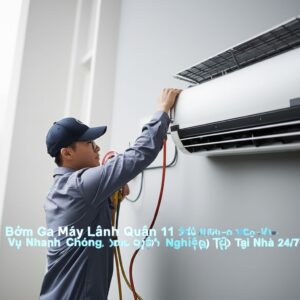 Bơm Ga Máy Lạnh Quận 11: Dịch Vụ Nhanh Chóng, Chuyên Nghiệp Tại Nhà 24/7