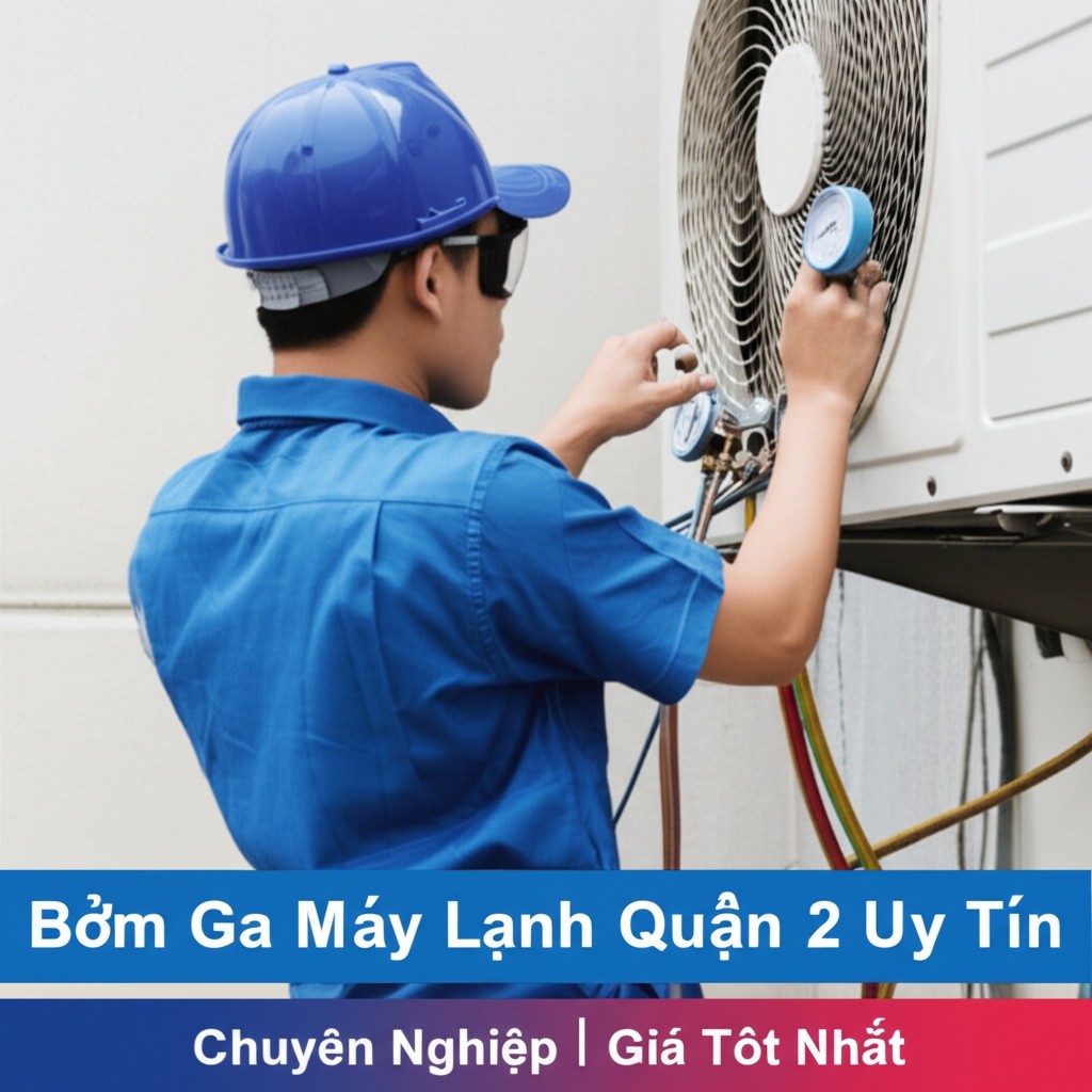 Hình minh họa cho bài viết: Bơm Ga Máy Lạnh Quận 2 Uy Tín, Chuyên Nghiệp | Giá Tốt Nhất