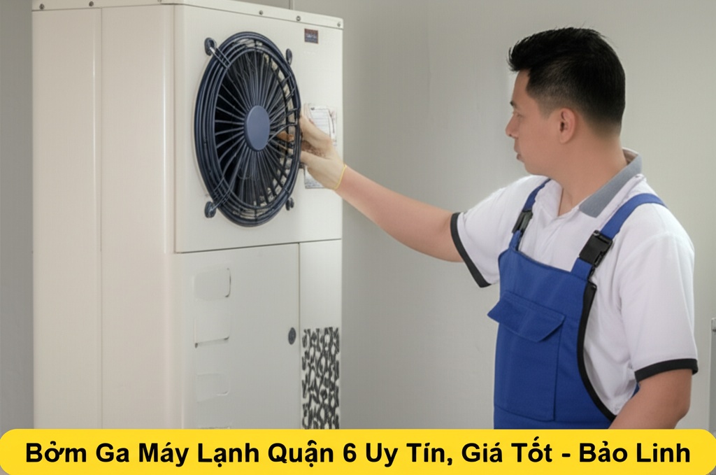 Hình minh họa cho bài viết: Bơm Ga Máy Lạnh Quận 6 Uy Tín, Giá Tốt - Bảo Linh