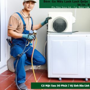 Bơm Ga Máy Lạnh Quận 8 Uy Tín, Giá Tốt – Có Mặt Sau 30 Phút | Vệ Sinh Bảo Linh