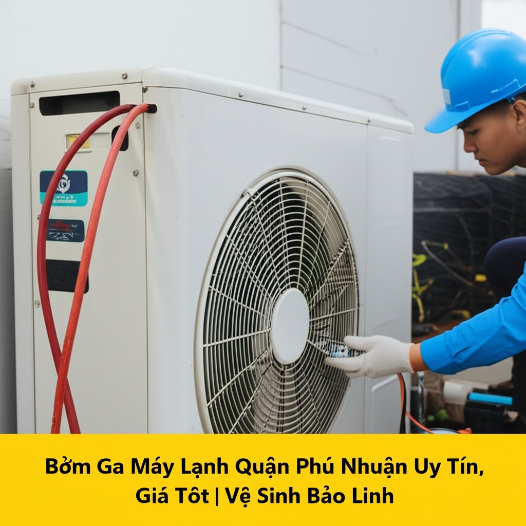 Hình minh họa cho bài viết: Bơm Ga Máy Lạnh Quận Phú Nhuận Uy Tín, Giá Tốt | Vệ Sinh Bảo Linh