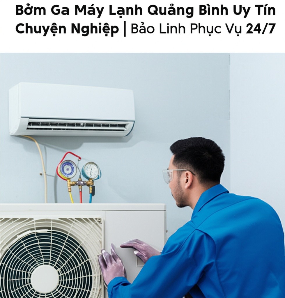 Hình minh họa cho bài viết: Bơm Ga Máy Lạnh Quảng Bình Uy Tín, Chuyên Nghiệp | Bảo Linh Phục Vụ 24/7