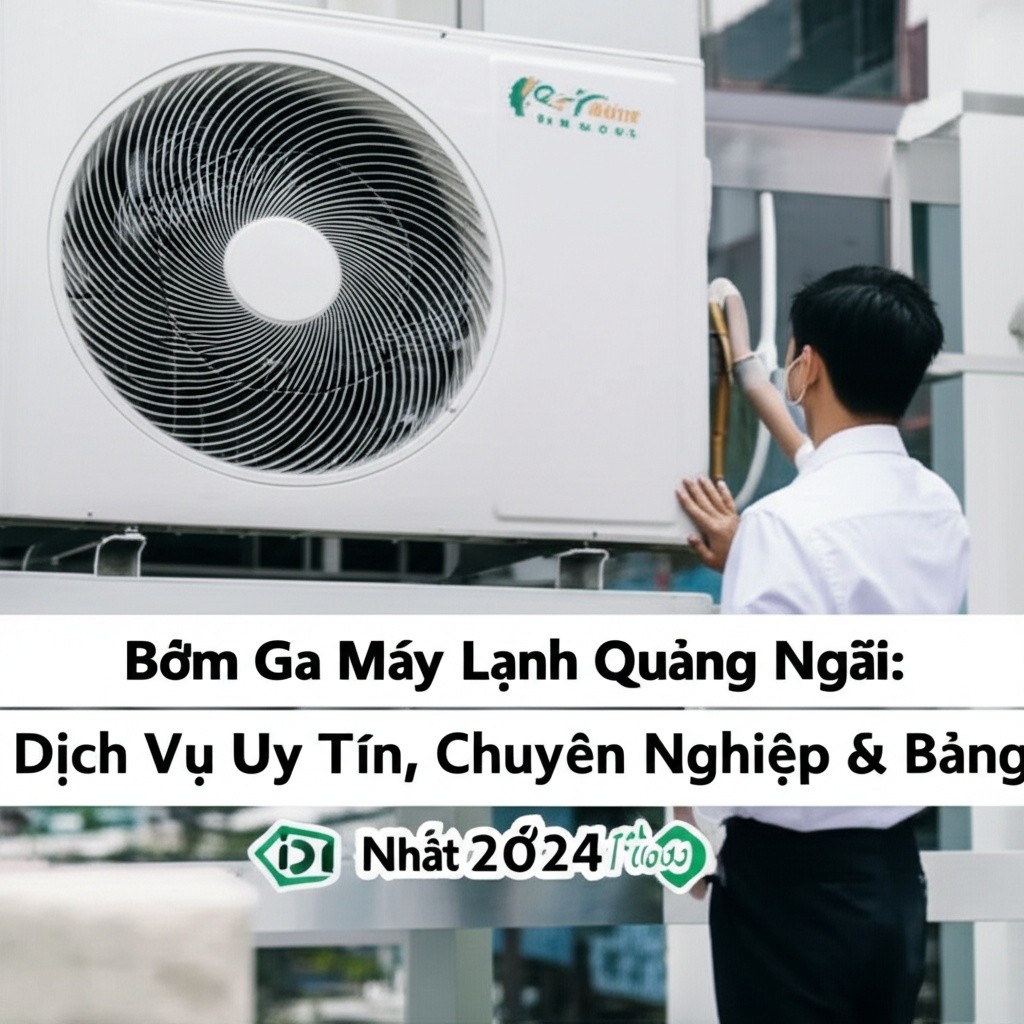 Hình minh họa cho bài viết: Bơm Ga Máy Lạnh Quảng Ngãi: Dịch Vụ Uy Tín, Chuyên Nghiệp & Bảng Giá Mới Nhất 2024