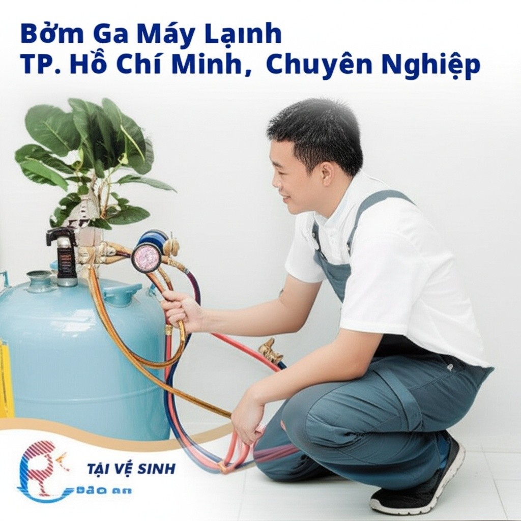 Hình minh họa cho bài viết: Bơm Ga Máy Lạnh TP. Hồ Chí Minh: Dịch Vụ Uy Tín, Chuyên Nghiệp Tại Vệ Sinh Bảo Linh