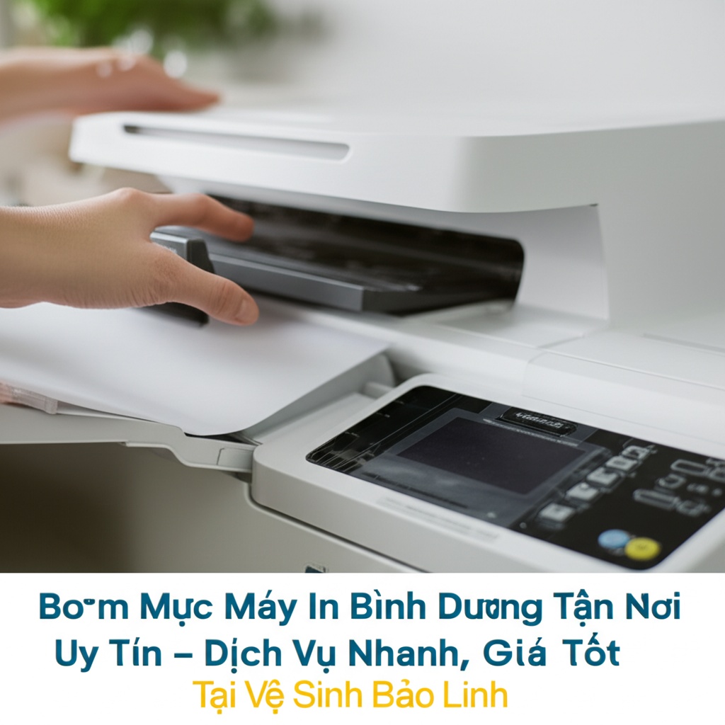 Hình minh họa cho bài viết: Bơm Mực Máy In Bình Dương Tận Nơi Uy Tín - Dịch Vụ Nhanh, Giá Tốt Tại Vệ Sinh Bảo Linh