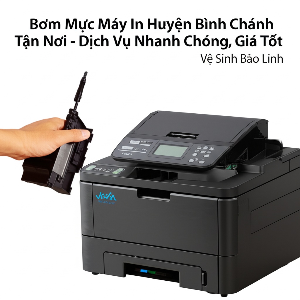 Hình minh họa cho bài viết: Bơm Mực Máy In Huyện Bình Chánh Tận Nơi - Dịch Vụ Nhanh Chóng, Giá Tốt | Vệ Sinh Bảo Linh