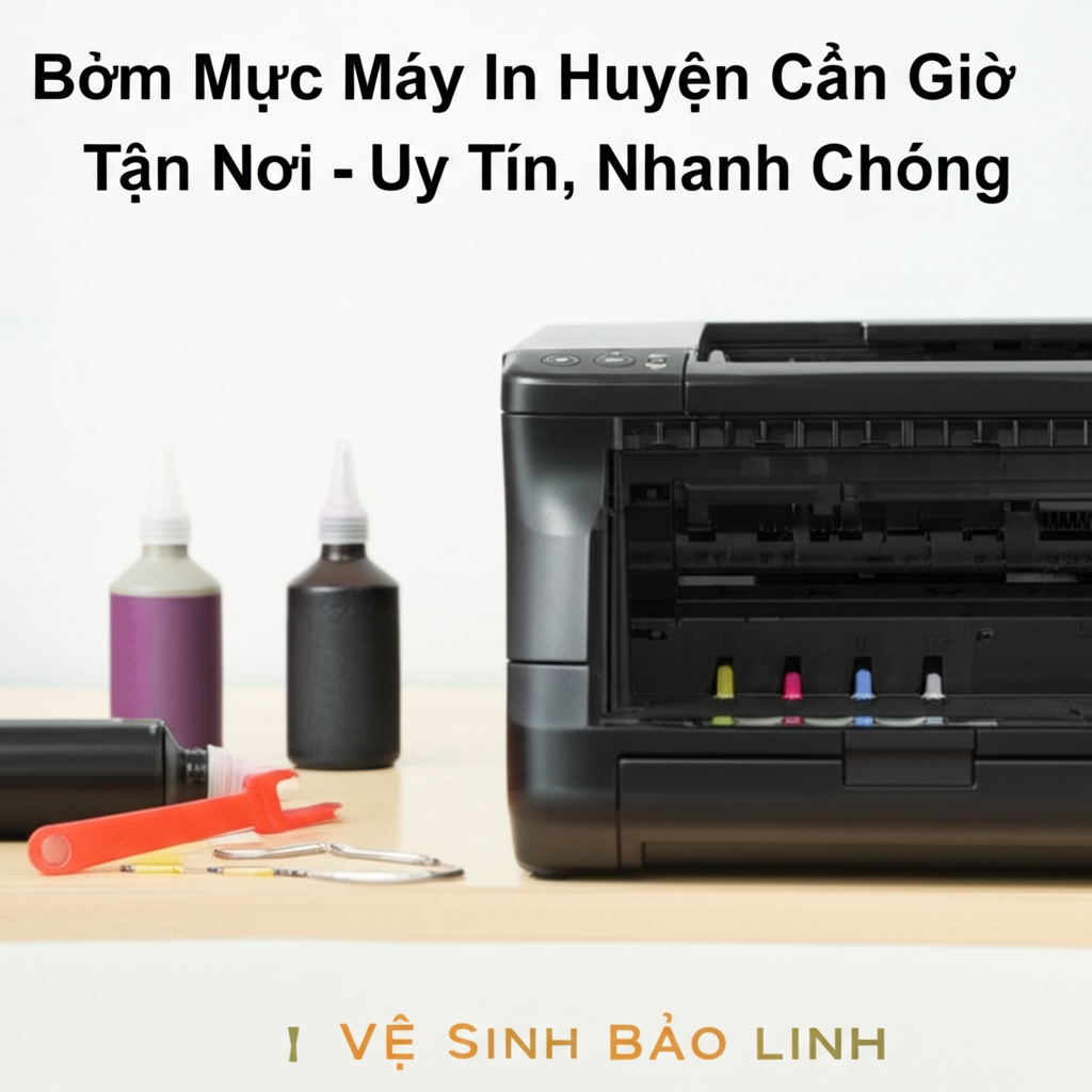 Hình minh họa cho bài viết: Bơm Mực Máy In Huyện Cần Giờ Tận Nơi - Uy Tín, Nhanh Chóng | Vệ Sinh Bảo Linh