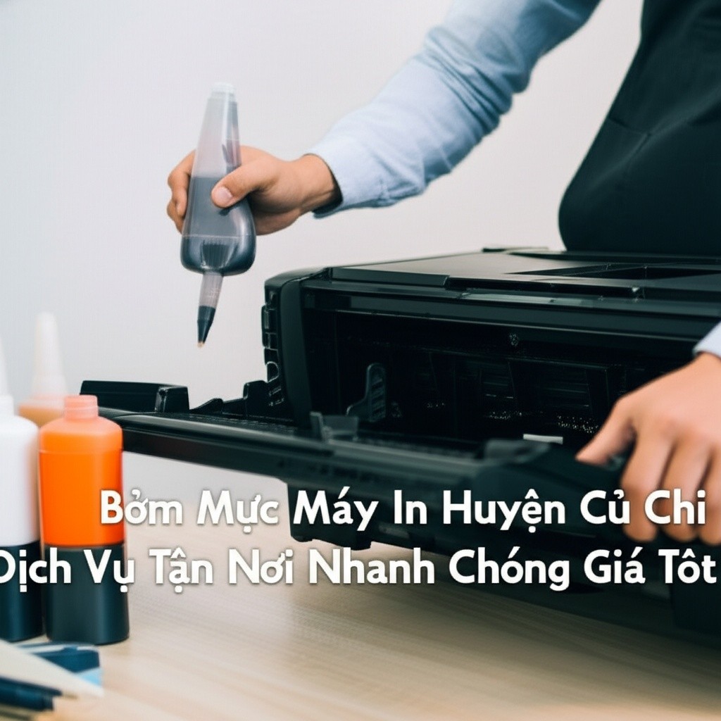Hình minh họa cho bài viết: Bơm Mực Máy In Huyện Củ Chi: Dịch Vụ Tận Nơi Nhanh Chóng, Giá Tốt