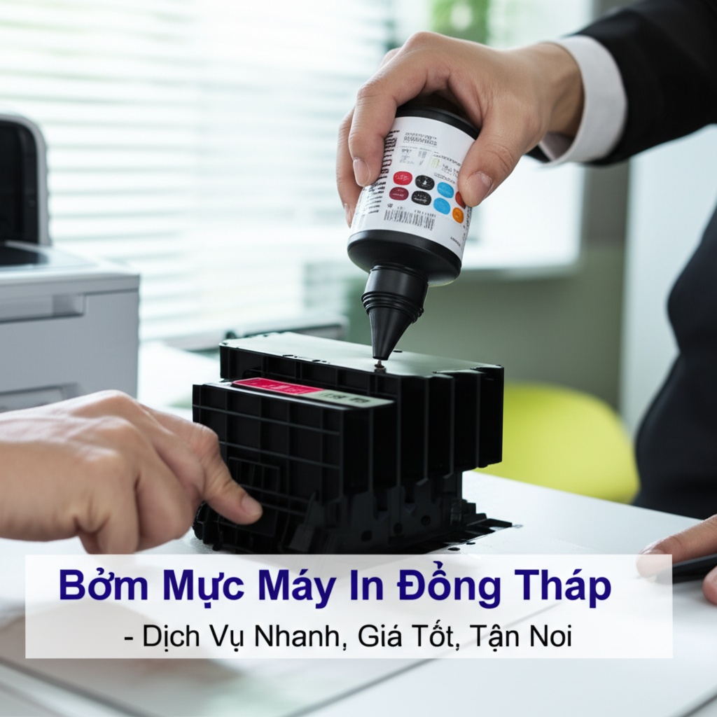 Hình minh họa cho bài viết: Bơm Mực Máy In Đồng Tháp - Dịch Vụ Nhanh, Giá Tốt, Tận Nơi