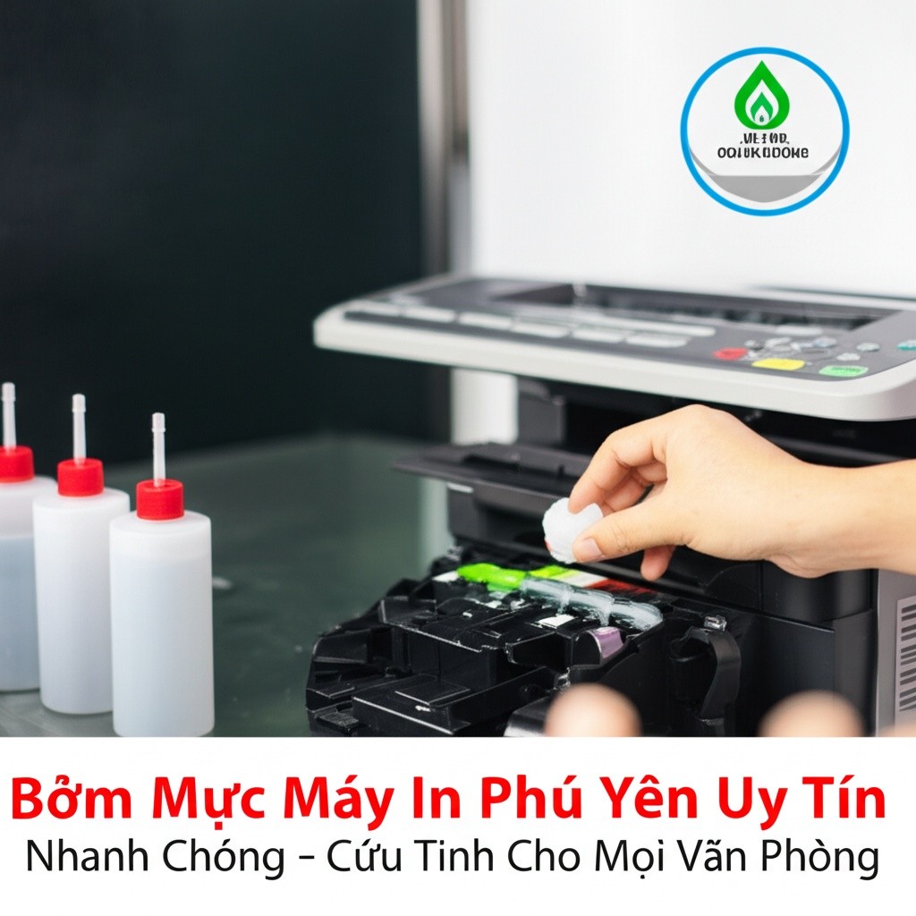 Hình minh họa cho bài viết: Bơm Mực Máy In Phú Yên Uy Tín, Nhanh Chóng - Cứu Tinh Cho Mọi Văn Phòng