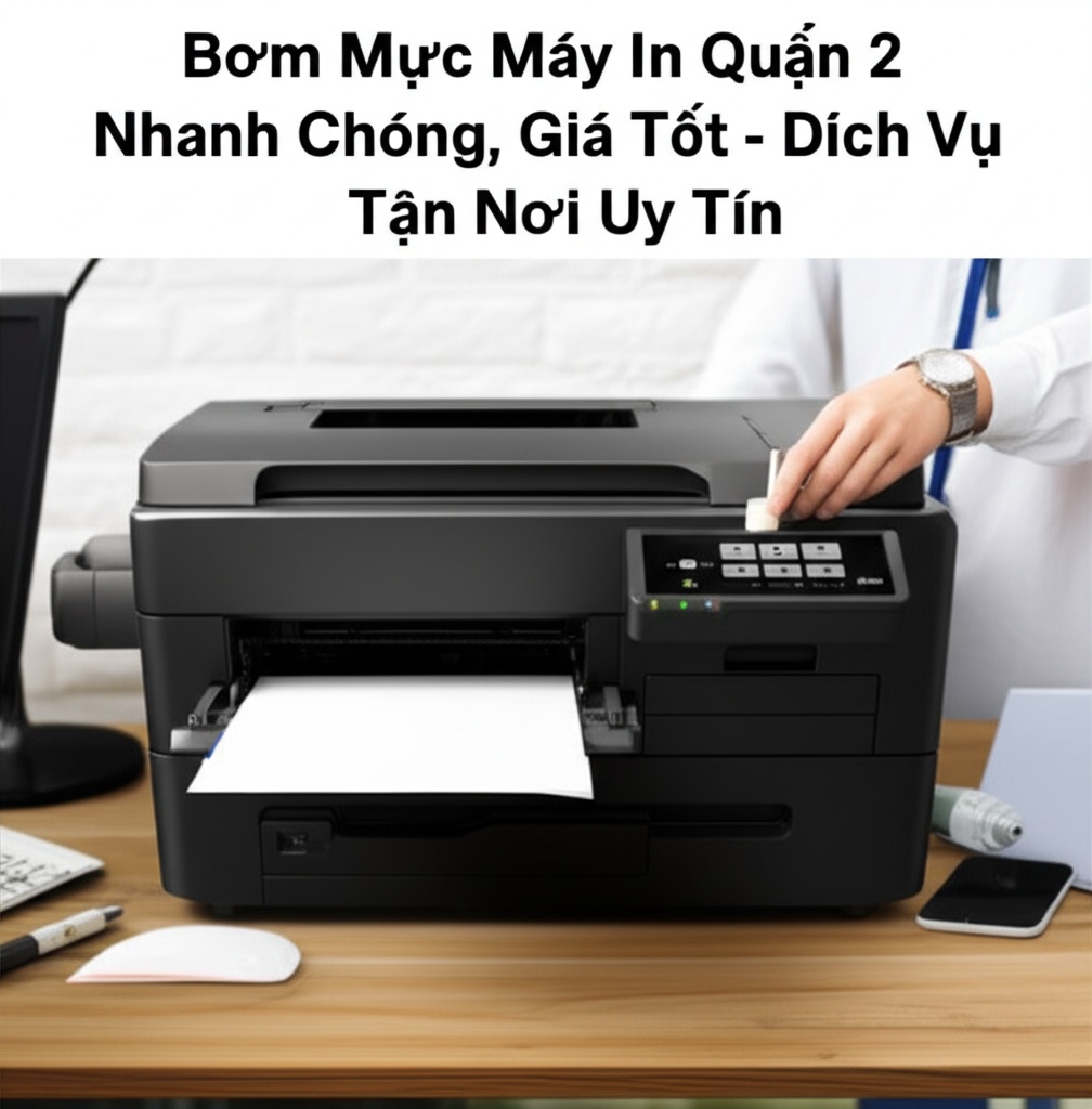 Hình minh họa cho bài viết: Bơm Mực Máy In Quận 2 Nhanh Chóng, Giá Tốt - Dịch Vụ Tận Nơi Uy Tín
