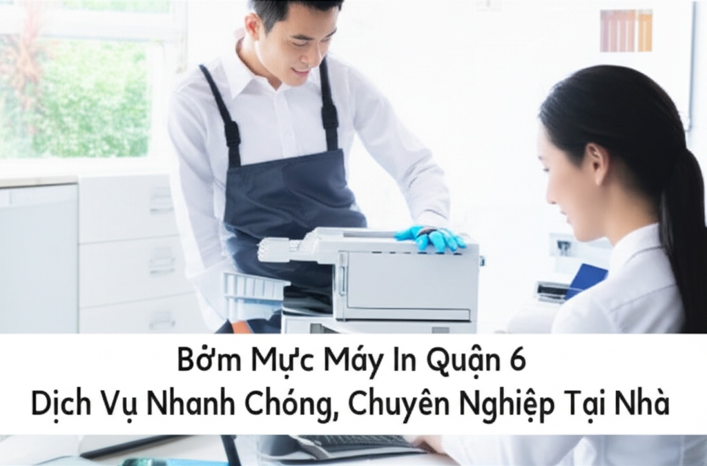 Hình minh họa cho bài viết: Bơm Mực Máy In Quận 6: Dịch Vụ Nhanh Chóng, Chuyên Nghiệp Tại Nhà