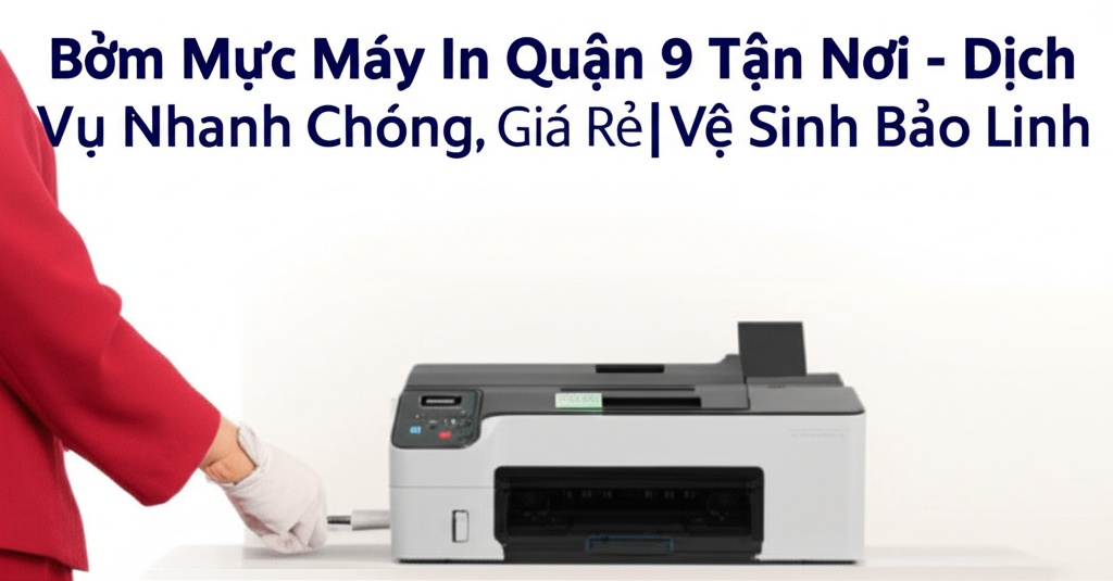 Hình minh họa cho bài viết: Bơm Mực Máy In Quận 9 Tận Nơi - Dịch Vụ Nhanh Chóng, Giá Rẻ | Vệ Sinh Bảo Linh