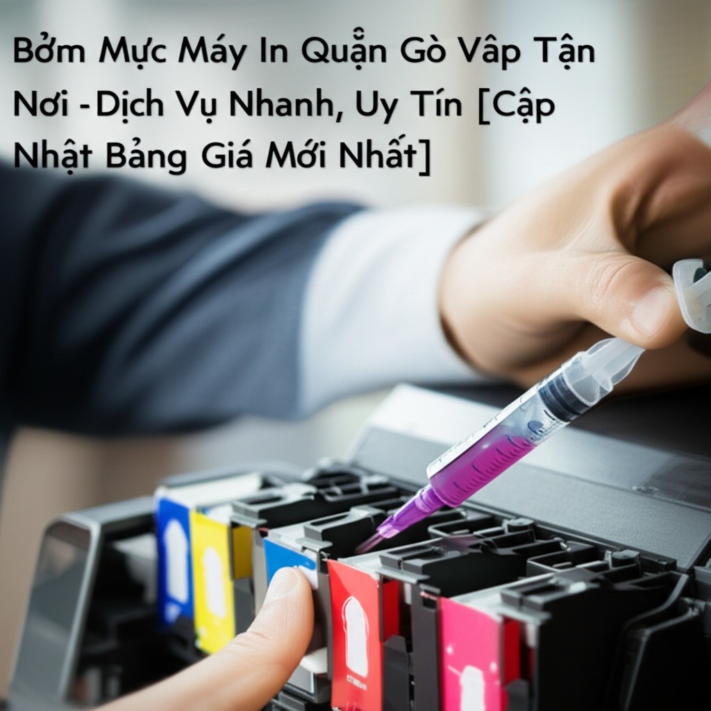 Hình minh họa cho bài viết: Bơm Mực Máy In Quận Gò Vấp Tận Nơi - Dịch Vụ Nhanh, Uy Tín [Cập Nhật Bảng Giá Mới Nhất]