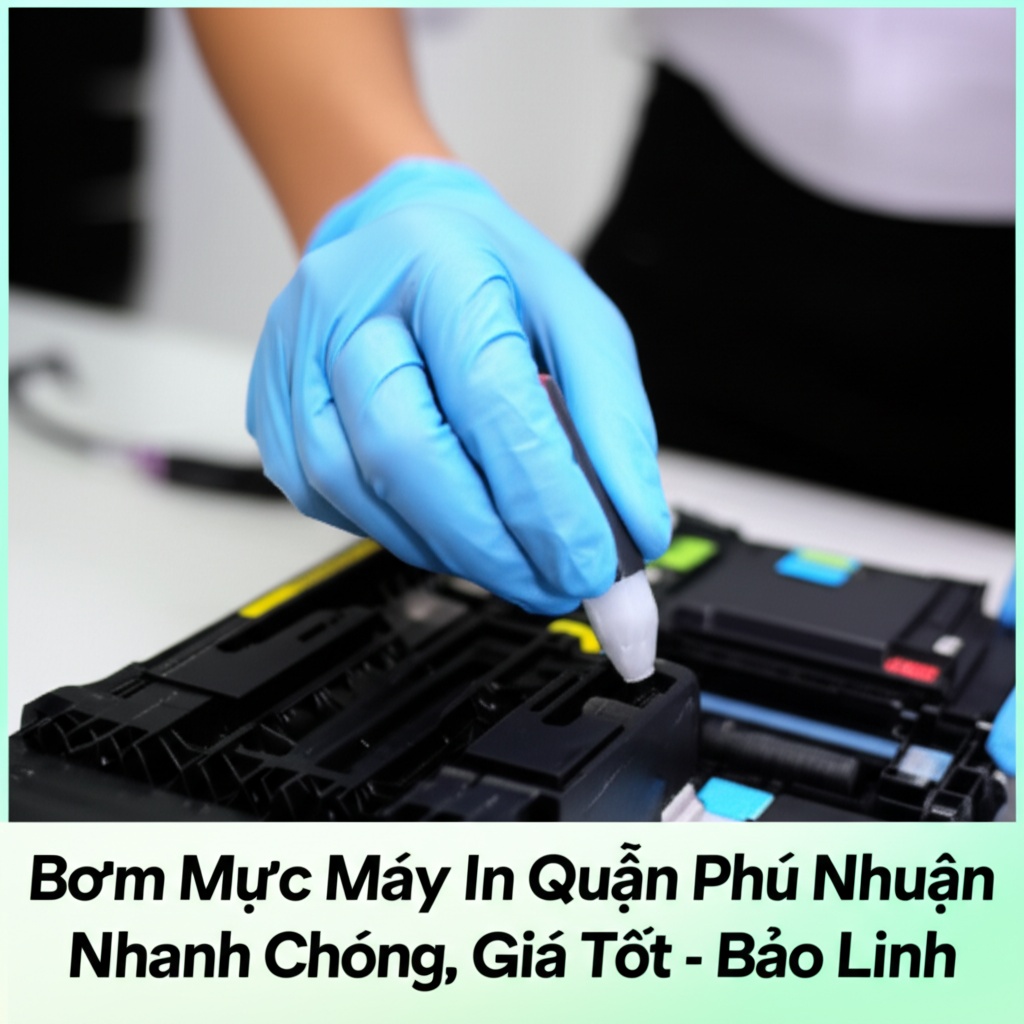 Hình minh họa cho bài viết: Bơm Mực Máy In Quận Phú Nhuận Nhanh Chóng, Giá Tốt - Bảo Linh