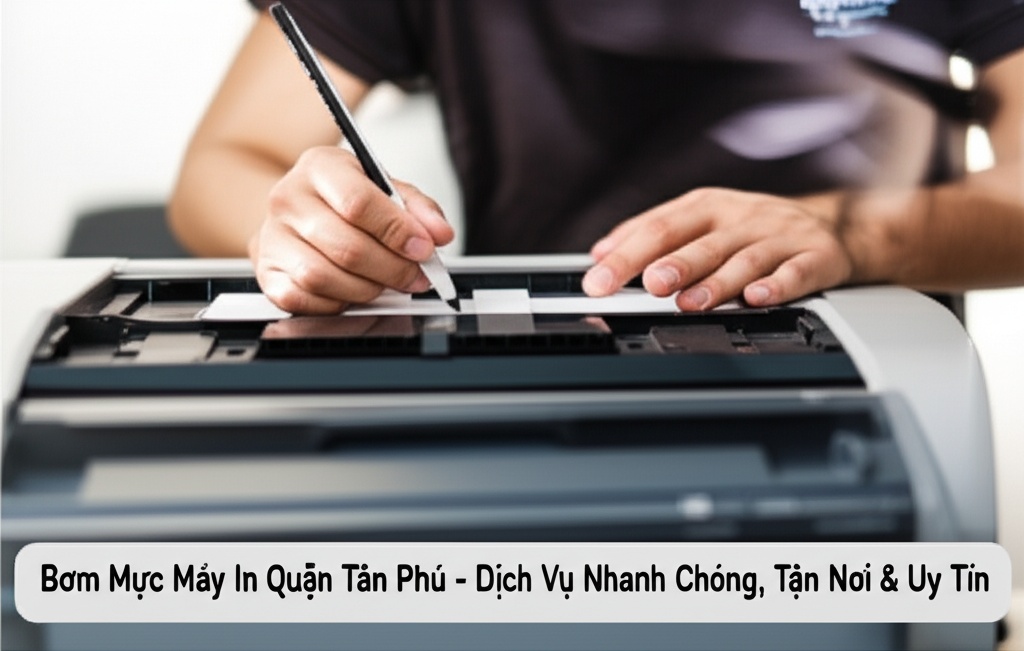 Hình minh họa cho bài viết: Bơm Mực Máy In Quận Tân Phú - Dịch Vụ Nhanh Chóng, Tận Nơi & Uy Tín