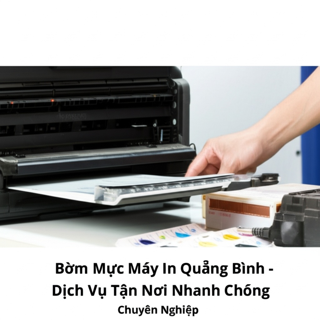 Hình minh họa cho bài viết: Bơm Mực Máy In Quảng Bình - Dịch Vụ Tận Nơi Nhanh Chóng, Chuyên Nghiệp
