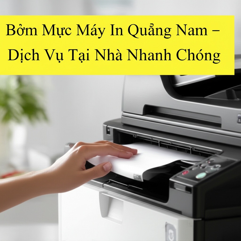 Hình minh họa cho bài viết: Bơm Mực Máy In Quảng Nam – Dịch Vụ Tại Nhà Nhanh Chóng, Chuyên Nghiệp