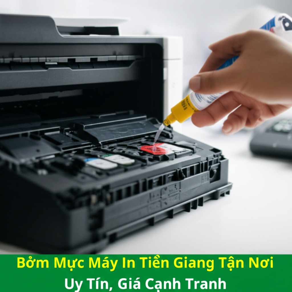 Hình minh họa cho bài viết: Bơm Mực Máy In Tiền Giang Tận Nơi, Uy Tín, Giá Cạnh Tranh
