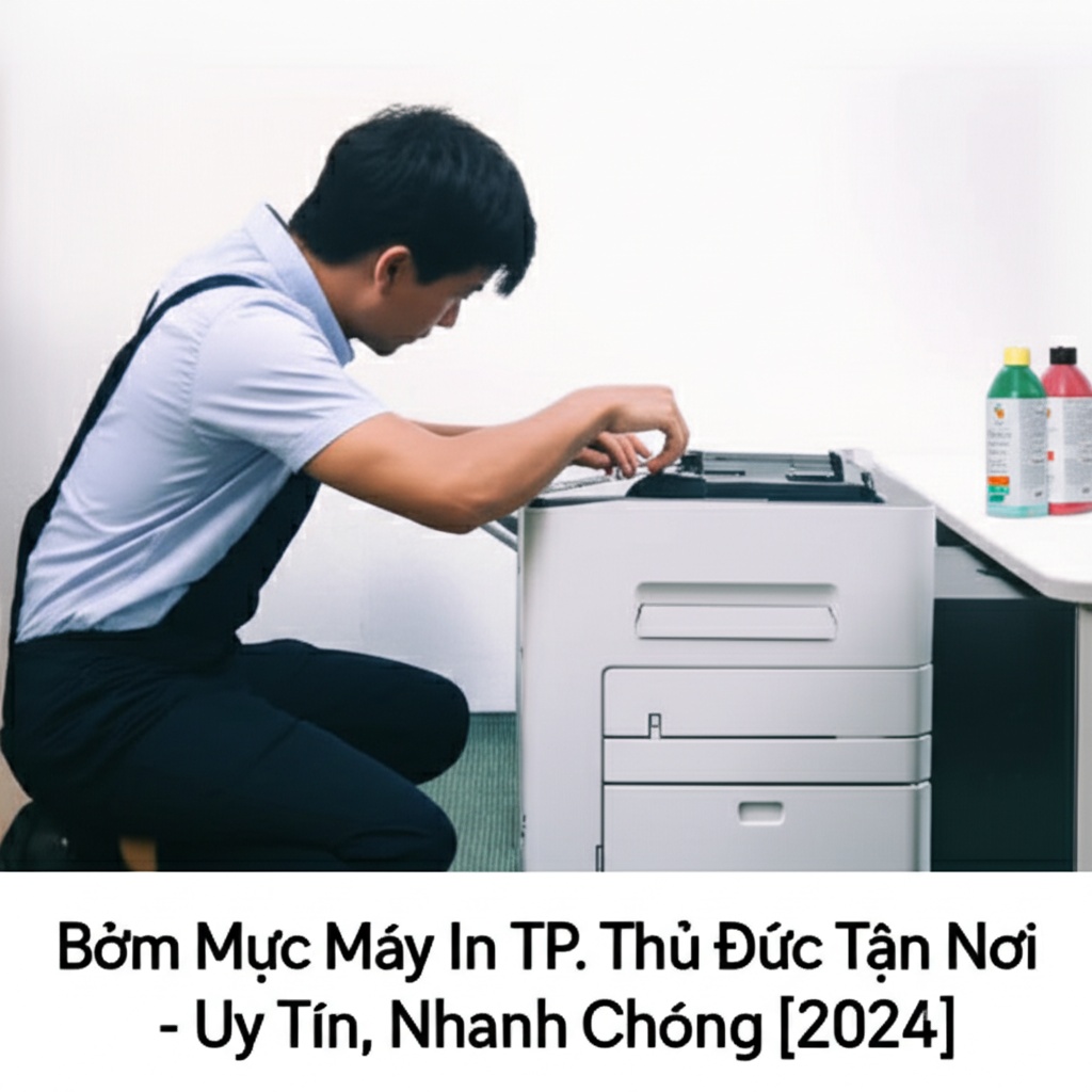 Hình minh họa cho bài viết: Bơm Mực Máy In TP. Thủ Đức Tận Nơi - Uy Tín, Nhanh Chóng [2024]