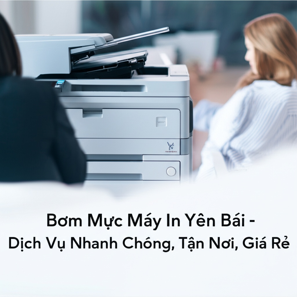 Hình minh họa cho bài viết: Bơm Mực Máy In Yên Bái - Dịch Vụ Nhanh Chóng, Tận Nơi, Giá Rẻ