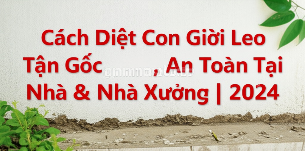 Hình minh họa cho bài viết: Cách Diệt Con Giời Leo Tận Gốc, An Toàn Tại Nhà & Nhà Xưởng | 2024
