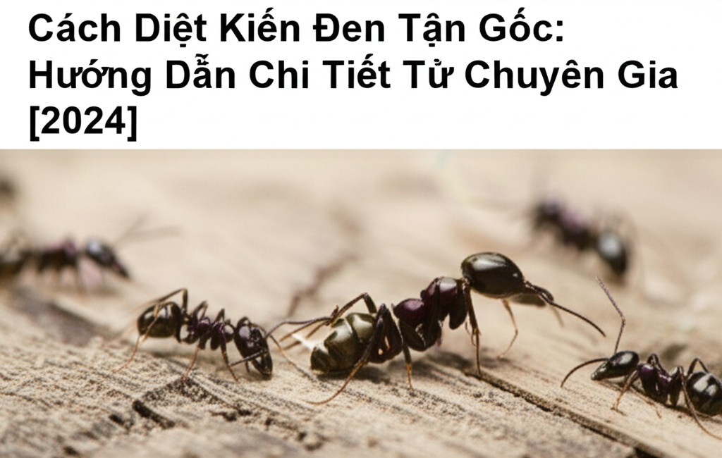 Hình minh họa cho bài viết: Cách Diệt Kiến Đen Tận Gốc: Hướng Dẫn Chi Tiết Từ Chuyên Gia [2024]