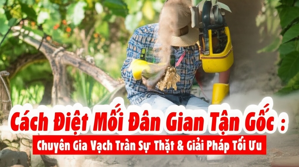 Hình minh họa cho bài viết: Cách Diệt Mối Dân Gian Tận Gốc: Chuyên Gia Vạch Trần Sự Thật & Giải Pháp Tối Ưu