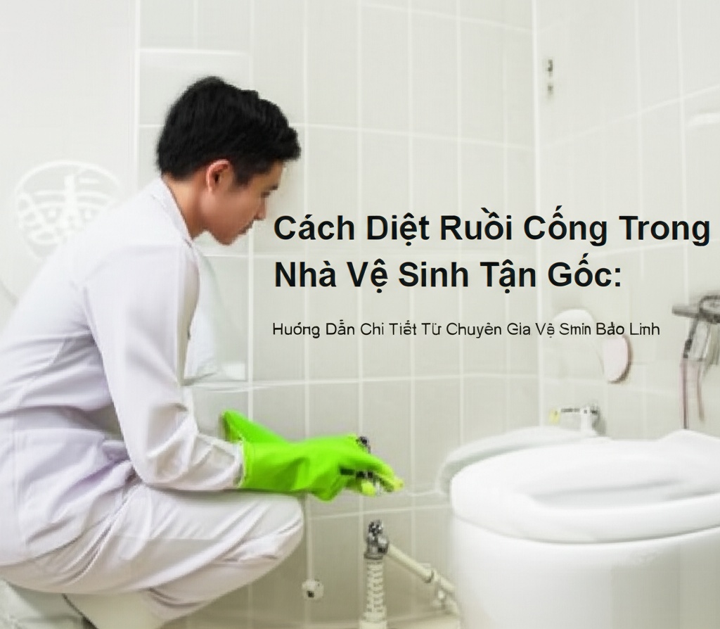 Hình minh họa cho bài viết: Cách Diệt Ruồi Cống Trong Nhà Vệ Sinh Tận Gốc: Hướng Dẫn Chi Tiết Từ Chuyên Gia Vệ Sinh Bảo Linh