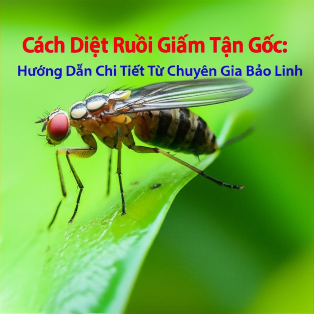 Hình minh họa cho bài viết: Cách Diệt Ruồi Giấm Tận Gốc: Hướng Dẫn Chi Tiết Từ Chuyên Gia Bảo Linh