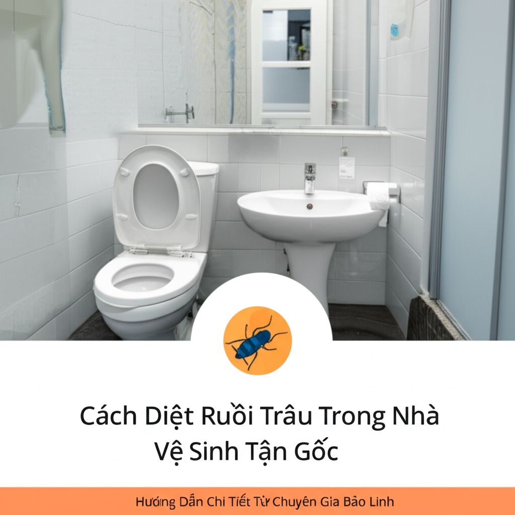 Hình minh họa cho bài viết: Cách Diệt Ruồi Trâu Trong Nhà Vệ Sinh Tận Gốc: Hướng Dẫn Chi Tiết Từ Chuyên Gia Bảo Linh