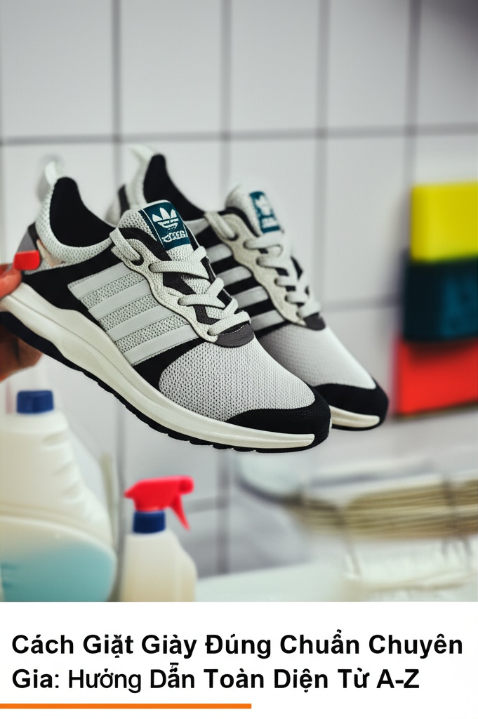 Hình minh họa cho bài viết: Cách Giặt Giày Adidas Đúng Chuẩn Chuyên Gia: Hướng Dẫn Toàn Diện Từ A-Z