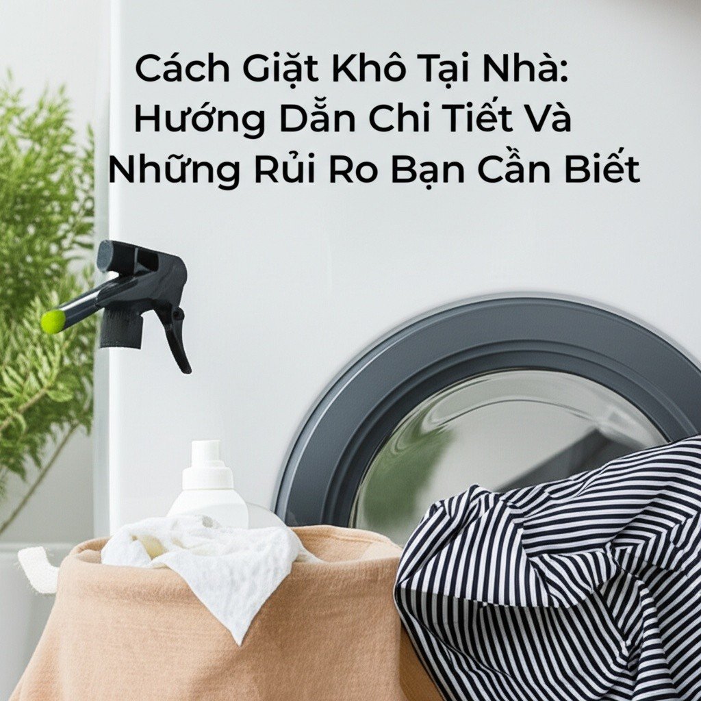 Hình minh họa cho bài viết: Cách Giặt Khô Tại Nhà: Hướng Dẫn Chi Tiết Và Những Rủi Ro Bạn Cần Biết