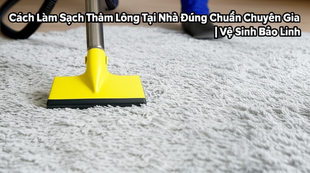Hình minh họa cho bài viết: Cách Làm Sạch Thảm Lông Tại Nhà Đúng Chuẩn Chuyên Gia | Vệ Sinh Bảo Linh